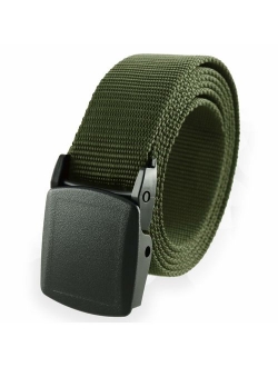 Thomas Bates Trekker Detachable Polycarbonate Military Style Nylon Web Belt Made in the USA