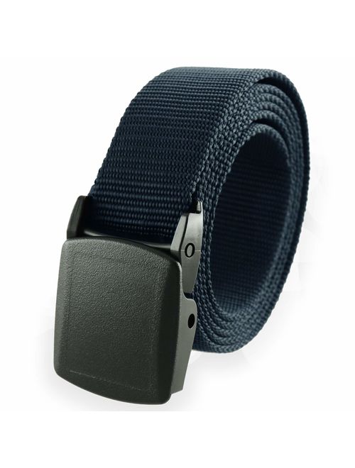 Thomas Bates Trekker Detachable Polycarbonate Military Style Nylon Web Belt Made in the USA