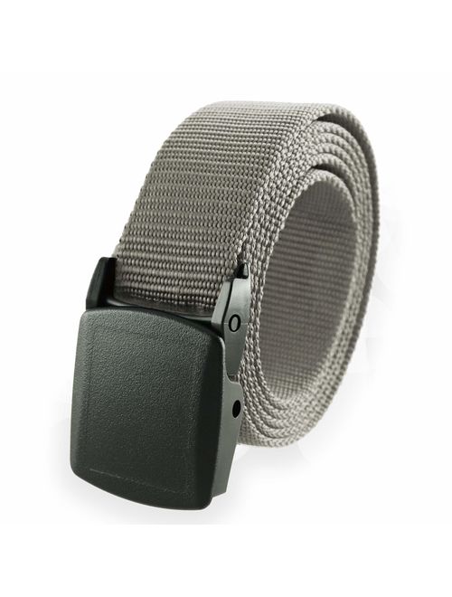 Thomas Bates Trekker Detachable Polycarbonate Military Style Nylon Web Belt Made in the USA