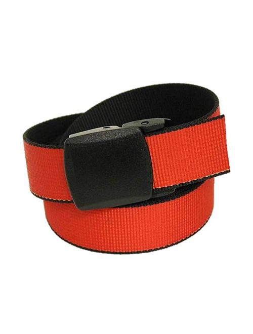 Thomas Bates Trekker Detachable Polycarbonate Military Style Nylon Web Belt Made in the USA