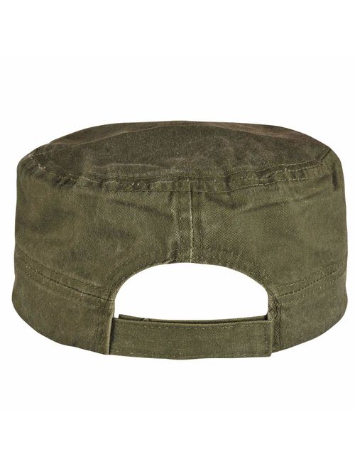 Vietnam Veteran Flat Top OD Green Low Profile Cap