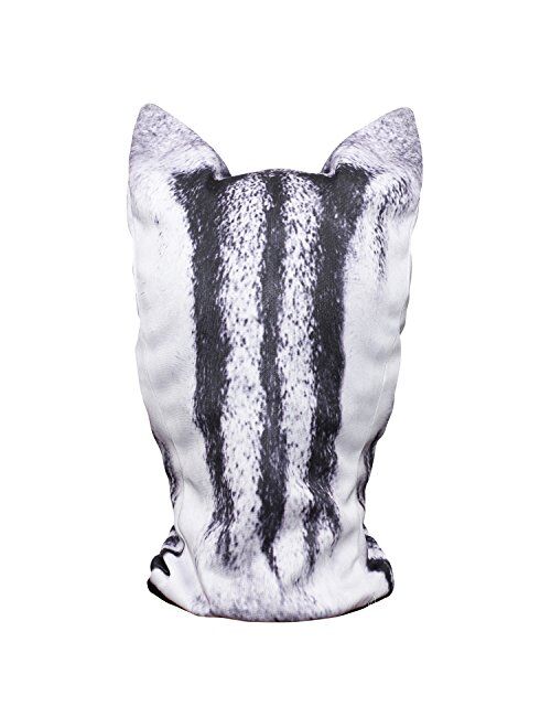 WTACTFUL 3D Stand Ears Animal Balaclava Face Mask for Music Festivals, Raves, Ski, Halloween, Party Outdoor Activities