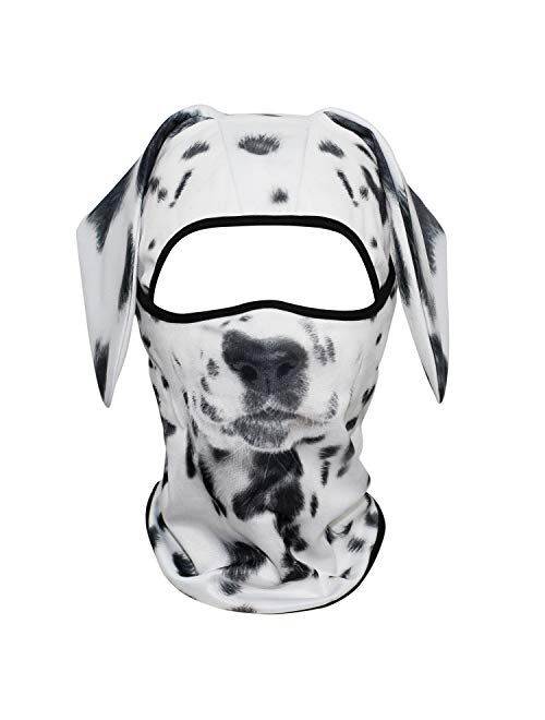 WTACTFUL 3D Stand Ears Animal Balaclava Face Mask for Music Festivals, Raves, Ski, Halloween, Party Outdoor Activities