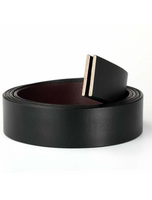 Men's Belt,West Leathers Slide Ratchet Belt for Men with Top Grain Leather,Trim to Fit