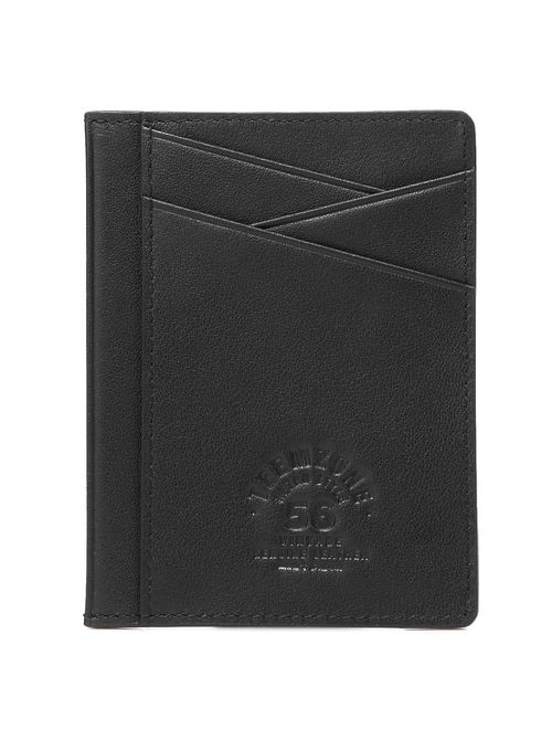 Teemzone Minimalist RFID Mens Slim Wallet Genuine Leather Pocket Credit Card Case Holder