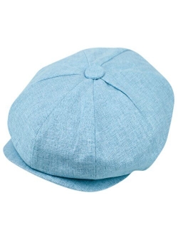 Epoch hats Men's Newsboy Linen Applejack Gatsby Collection Ivy Hats