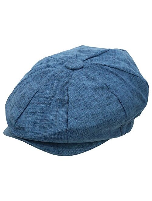 Epoch hats Men's Newsboy Linen Applejack Gatsby Collection Ivy Hats