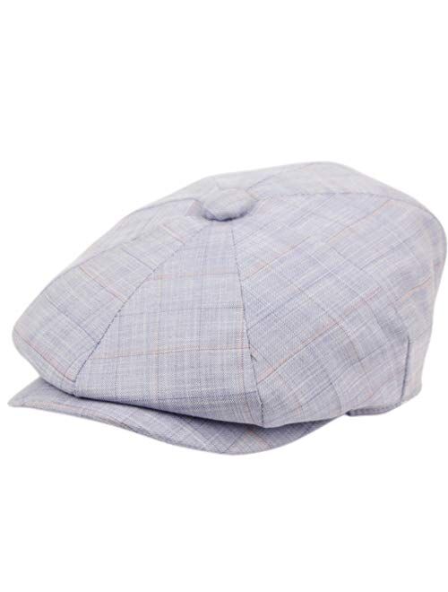 Epoch hats Men's Newsboy Linen Applejack Gatsby Collection Ivy Hats