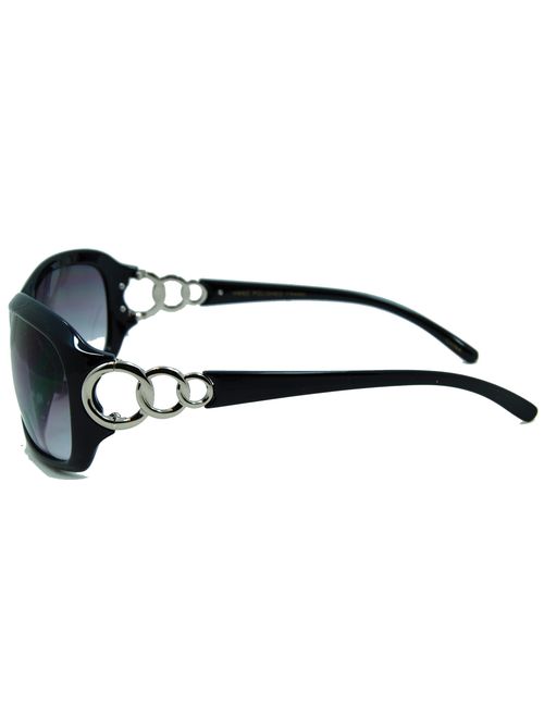 In Style Eyes Circle Power, Nearly Invisible Line Bifocal Sunglasses