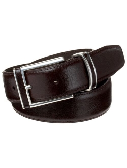 Alexander Julian Men's Leather Inlay Buckle And Loop Belt