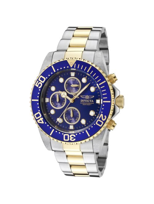 Invicta Men's 1773 Pro Diver 18k Gold Ion-Plating and Stainless Steel Watch