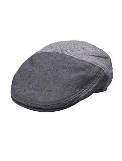Men's Ivy Newsboy Hat, Ash, Small/Medium