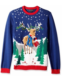 Men's Ugly Christmas Reindeer Sweater