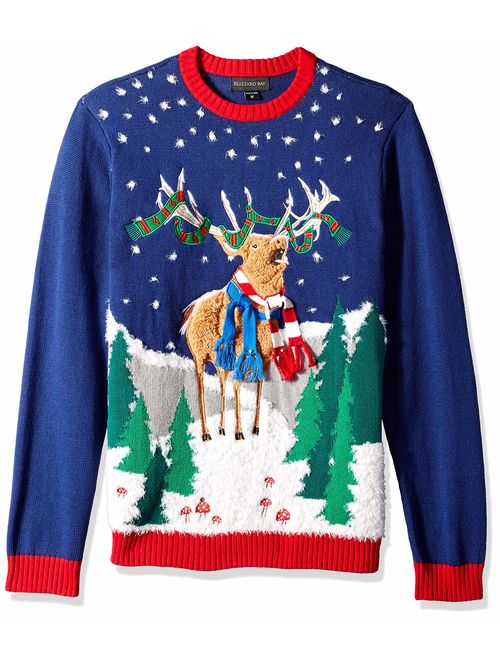 Blizzard Bay Men's Ugly Christmas Reindeer Sweater 