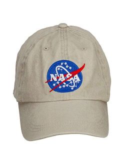 e4Hats.com NASA Insignia Embroidered Washed Cap