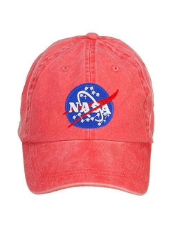 e4Hats.com NASA Insignia Embroidered Washed Cap