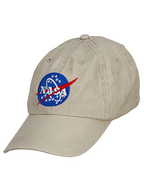 e4Hats.com NASA Insignia Embroidered Washed Cap