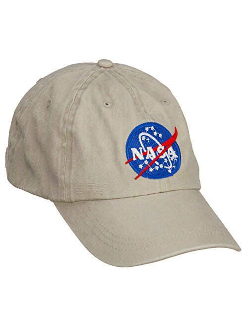 e4Hats.com NASA Insignia Embroidered Washed Cap