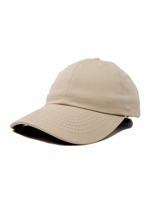 DALIX Baseball Cap Dad Hat Plain Men Women Cotton Adjustable Blank Unstructured Soft