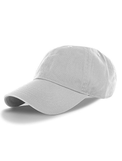 DS Plain 100% Cotton Adjustable Baseball Cap