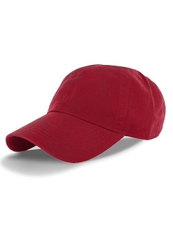 DS Plain 100% Cotton Adjustable Baseball Cap