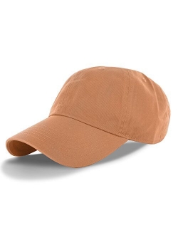 DS Plain 100% Cotton Adjustable Baseball Cap