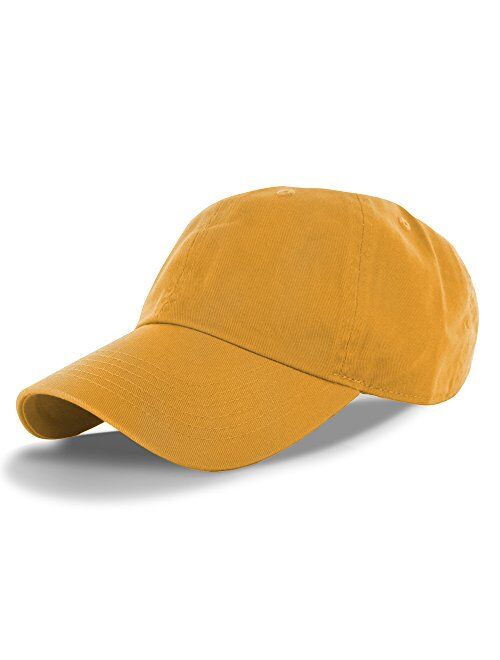 DS Plain 100% Cotton Adjustable Baseball Cap