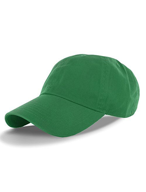 DS Plain 100% Cotton Adjustable Baseball Cap