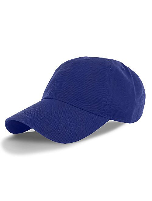 DS Plain 100% Cotton Adjustable Baseball Cap