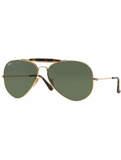 RB3029 Outdoorsman II Aviator Sunglasses