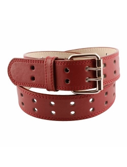 Unisex Faux Leather Two-Hole Belt - 7 Colors, Up to 7XL Available (BN9041)