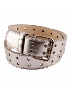 Unisex Faux Leather Two-Hole Belt - 7 Colors, Up to 7XL Available (BN9041)