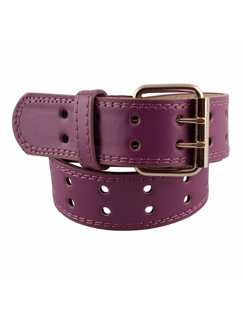 Unisex Faux Leather Two-Hole Belt - 7 Colors, Up to 7XL Available (BN9041)