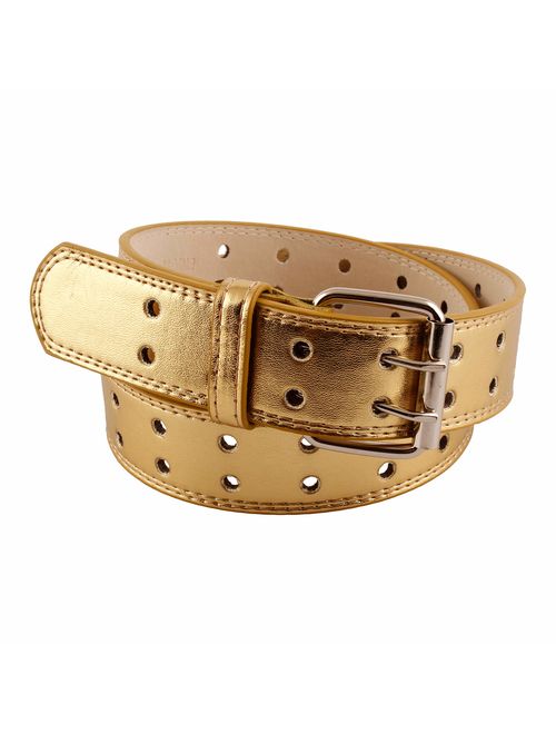 Unisex Faux Leather Two-Hole Belt - 7 Colors, Up to 7XL Available (BN9041)