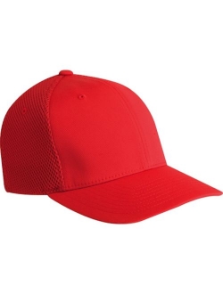 Men's Ultrafibre Airmesh Fitted Cap | Stretch Fit Ballcap w/Hat Liner