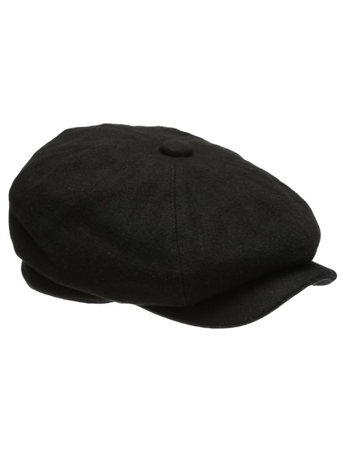 Men's Premium 8 Panel Wool Blend Newsboy Ivy Hat with Socks.