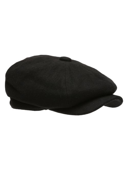 Men's Premium 8 Panel Wool Blend Newsboy Ivy Hat with Socks.