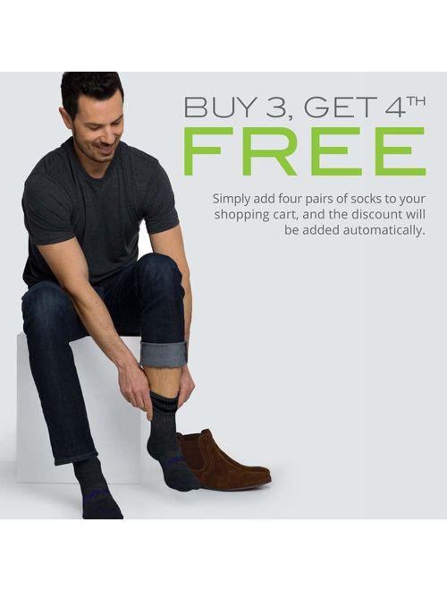 Cariloha Men's Crazy Soft Trouser Socks - Buy 3 Get 1 Free