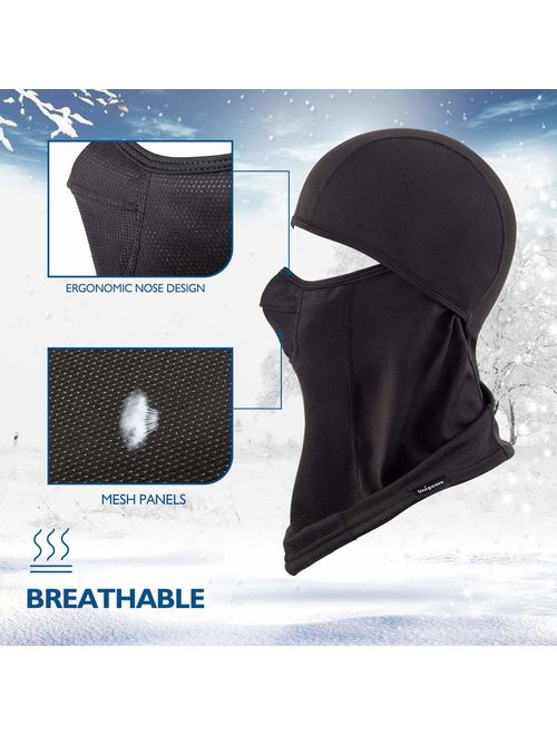 Unigear Balaclava Ski Mask, Windproof Cold Weather Winter Face Mask for Skiing, Snowboarding & Motorcycling