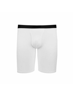 Men's Modal Underwear Long Leg Boxer Brief