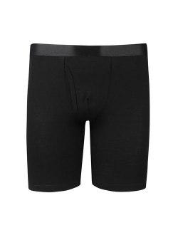 Men's Modal Underwear Long Leg Boxer Brief