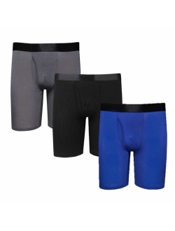 Men's Modal Underwear Long Leg Boxer Brief