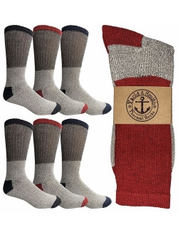 Yacht & Smith Thermal Boot Crew And Tube Socks, Unisex Bulk Cold Resistant Weather Socks