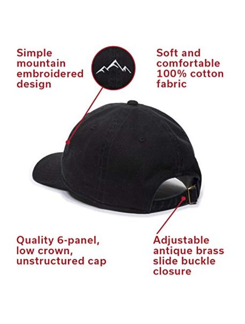 Outdoor Cap Mountain Dad Hat - Unstructured Soft Cotton Cap