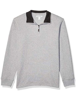 Men's Quarter-Zip French Rib Sweater