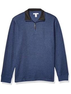 Men's Quarter-Zip French Rib Sweater