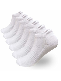 Men's Low Cut Athletic Socks Performance Comfort No Show Running Socks Sports Cushioned Tab