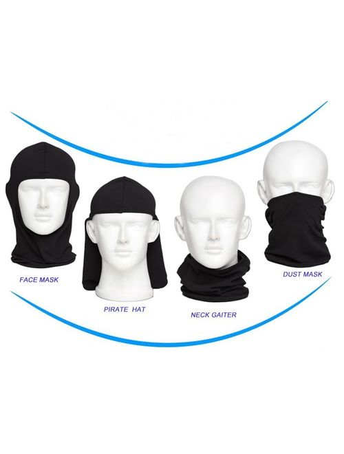 Sunland Balaclava Ski Helmet Sock Cold Weather Face Mask for Motorcycle Cycling Bike Windproof Full Face Cover 3 Pack