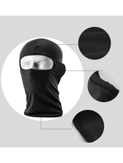 Sunland Balaclava Ski Helmet Sock Cold Weather Face Mask for Motorcycle Cycling Bike Windproof Full Face Cover 3 Pack