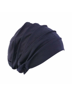 XiFe Unisex Indoors Cotton Beanie- Soft Sleep Cap for Hairloss, Cancer, Chemo